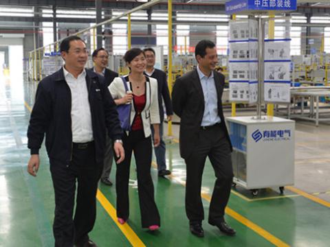通用电气（GE）工业系统副总裁考察有能集团