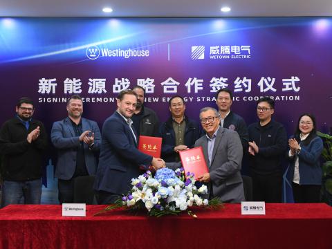 九游会J9电气与西屋电气正式达玉成球新能源战略相助