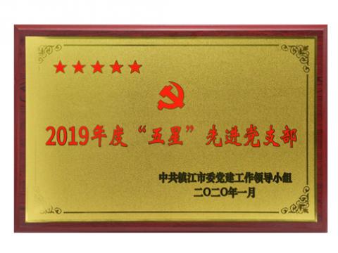 九游会J9行政党支部获评“五星”先进党支部